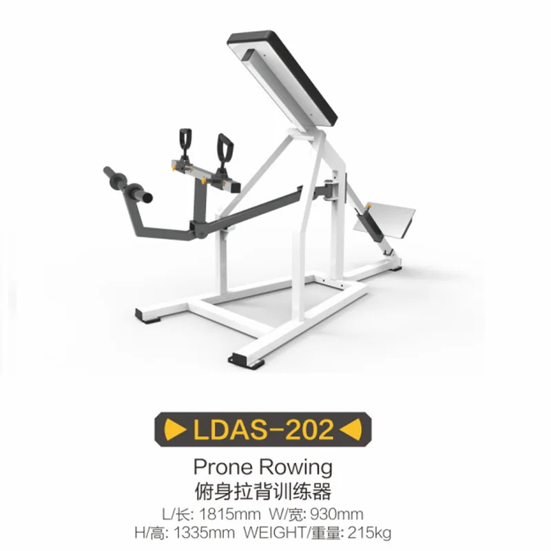Bezpośredni Dostawca Regulowane Ustawienia Sprzęt do Ćwiczeń Pleców Wysokiej Jakości Pozioma Maszyna do Ćwiczeń T-row 2025