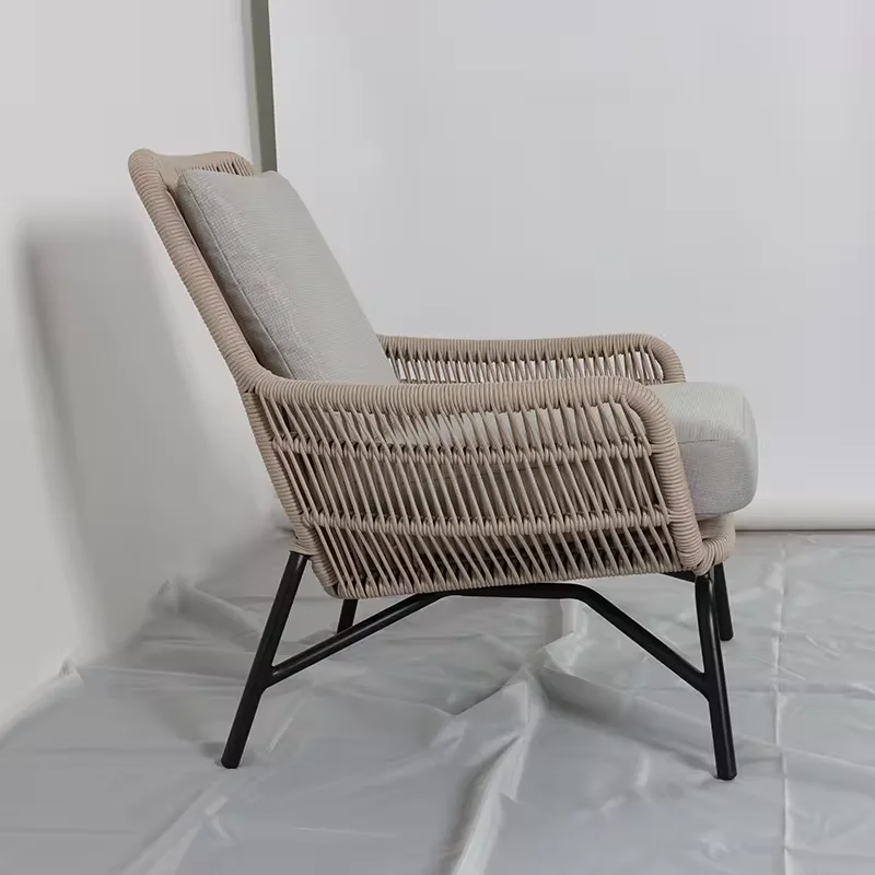 أثاث خارجي حديث من الألومنيوم مجموعة أثاث الفناء المريحة في الهواء الطلق #6