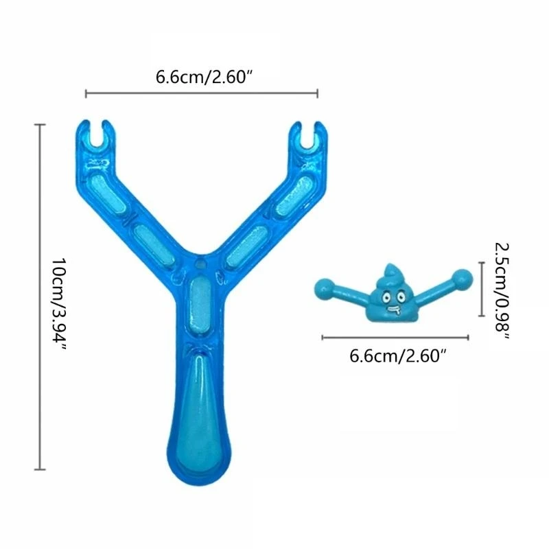 5 ชิ้น/เซ็ต Sticky ปลอม Poo Poop ของเล่นนิ้วมือ Poops Gag หนังสติ๊กของเล่น ของเล่น 15UB