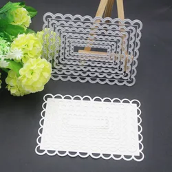 DIY Die Scrapbook Metal Etching Die Multilayer Lace Greeting Card Carbon Steel Embossing Die