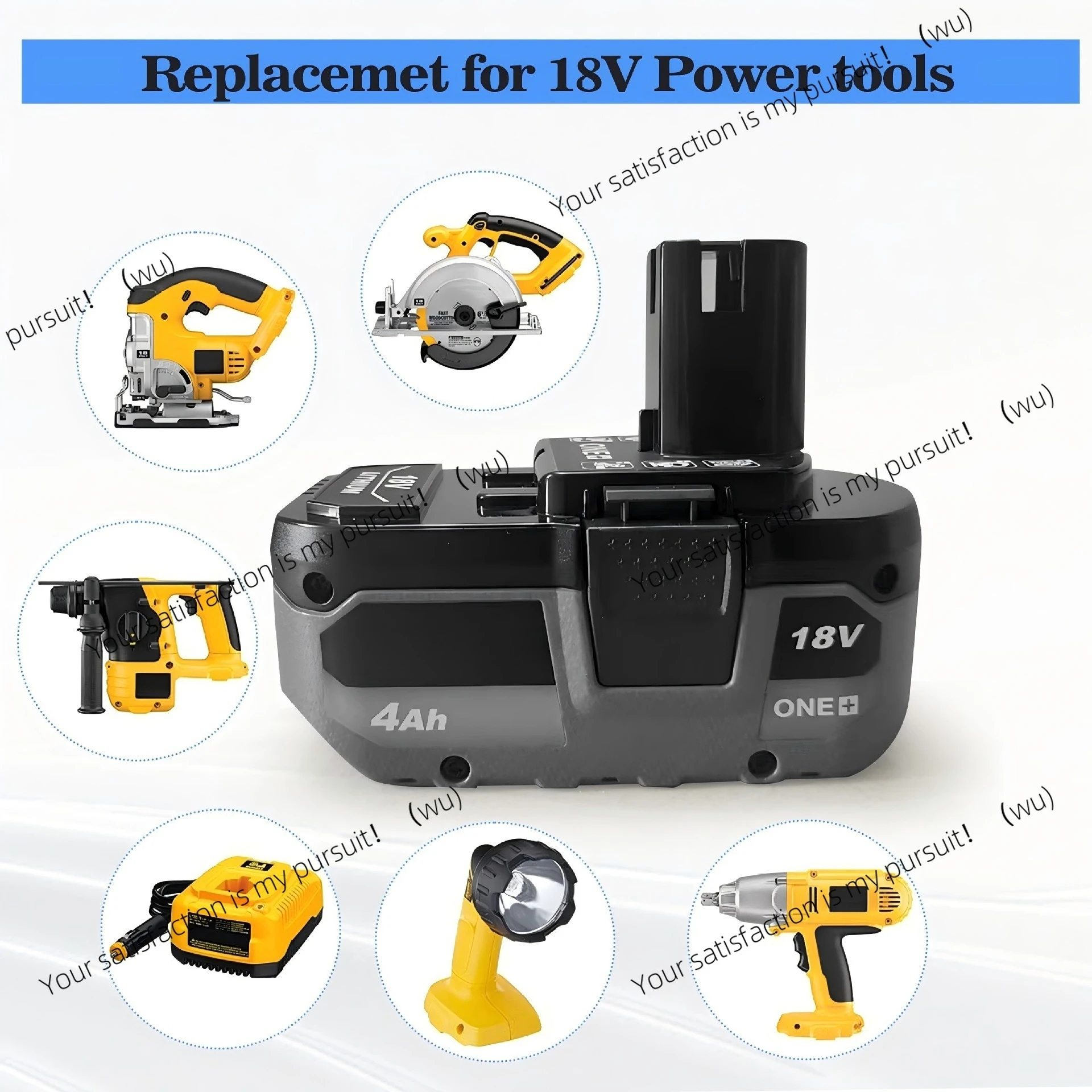

Applicable RYOBI Battery RYOBI 18V /P103 /P108/Hand Drill Lithium Battery Power Tool Accessories