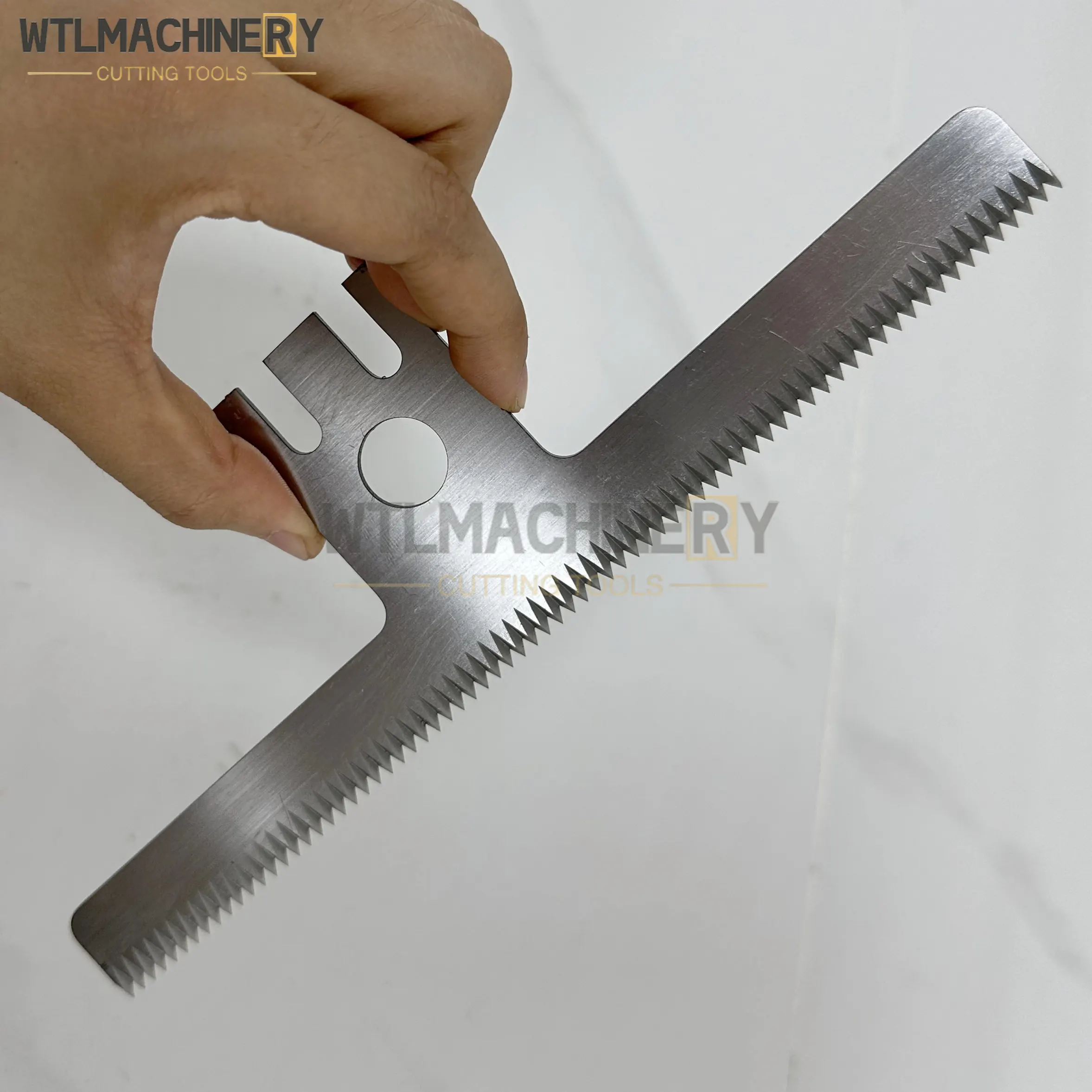 Imagem -04 - Máquina de Embalagem Vertical Lâmina de Corte do Dente Forma t Aço Carbono para Máquina de Selagem Horizontal L:220 270 mm Pcs