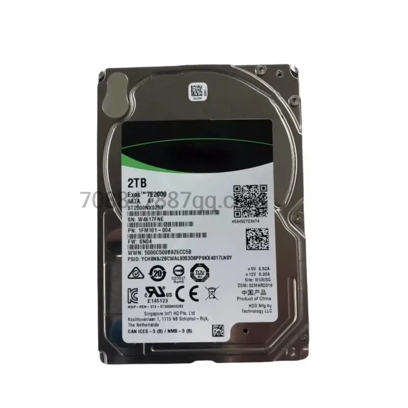 

original 100% authentique 2T SATA 2.5 ST2000NX0253 2TB 7.2K