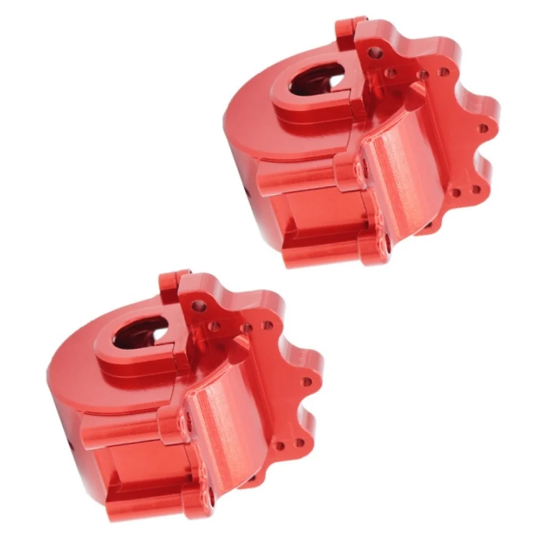 2Pcs Metal Front and Rear Gearbox Housing for SG 1603 SG 1604 SG1603 SG1604 UD1601 UD1602 1/16 RC Car Upgrade Parts,1