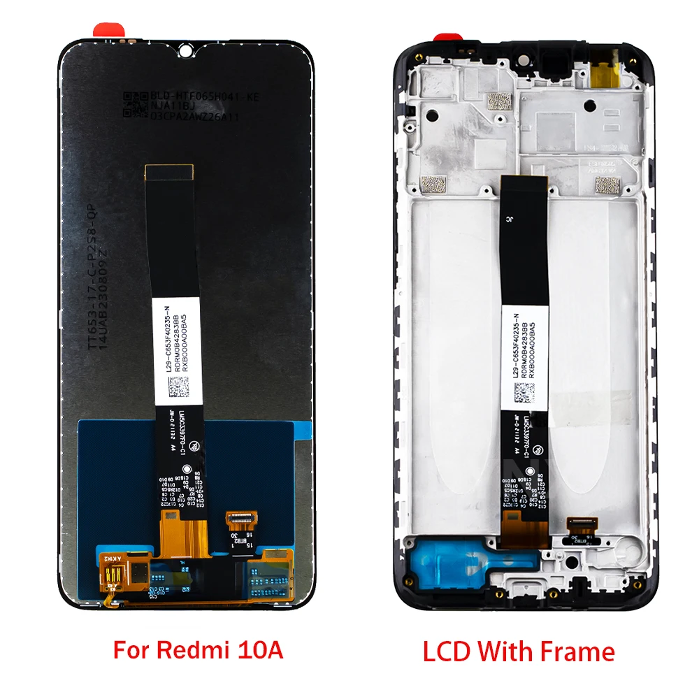 For Xiaomi Redmi 10A LCD Touch Screen Digitizer Assembly Panel For Redmi 10A LCD Display 220233L2C Replacement Parts