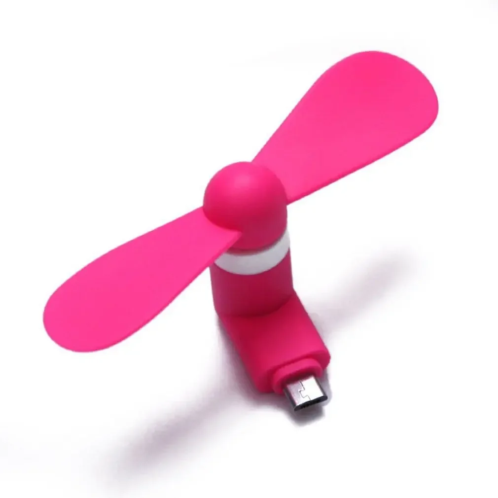 Mini USB Travel Fan for Android Phones - Portable Cooling Cooler with Low Noise