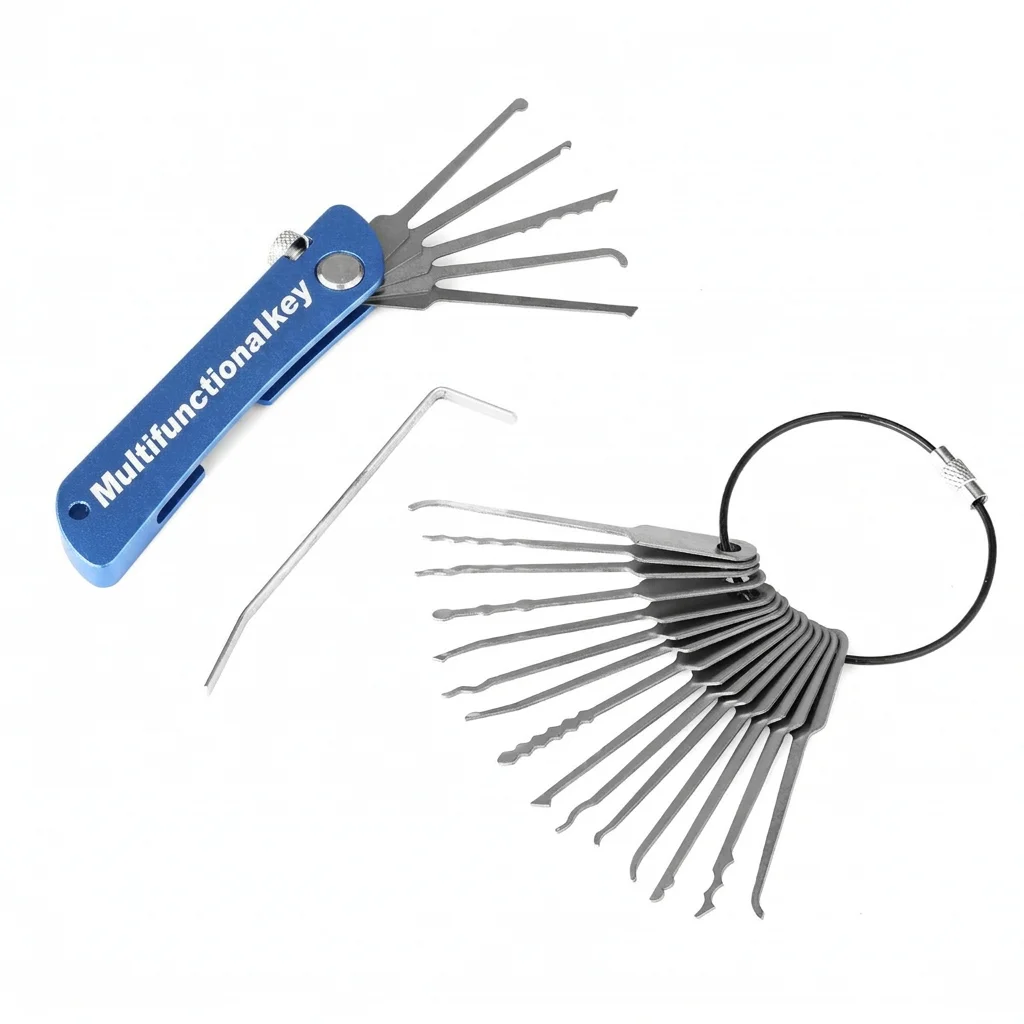 21-in-1 Stainless Steel Lock P - Lock Picking Set ulasan dan harga