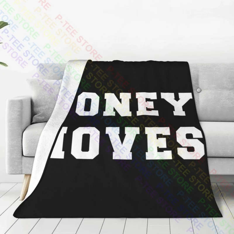 Money Moves Finance, Investor, Stock Market Investing Blanket Shaggy Home Decor Family Expenses