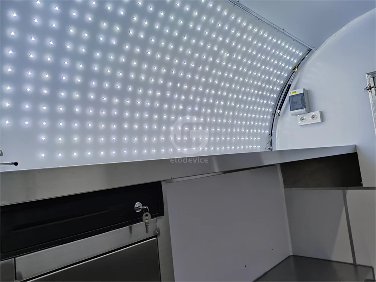 Cheap Food Truck Trailer With Full Kitchen Equipment Mobile Fast Food Cart For Restaurant Business Street Sale