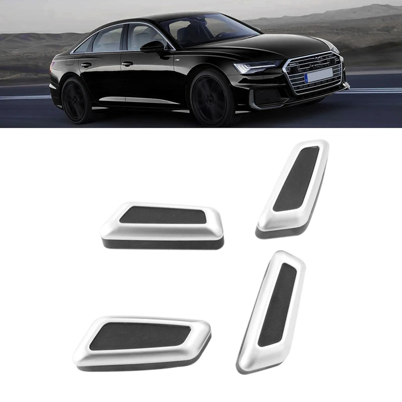 4 Stuks Auto-Interieur Stoel Afstelling Knop Schakelaar Cover Vervanging Voor-A6 A7 C8 Q5 A3 Q3 Q7 Q8