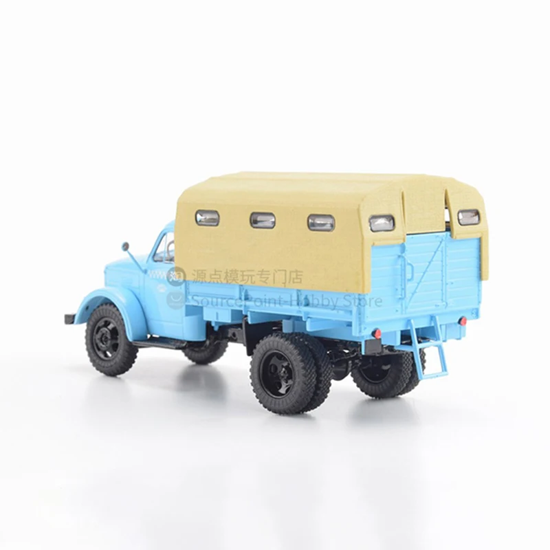 Escala 1:43 liga fundida GAZ-51R carga dupla utilização caminhão de mesa brinquedos carros modelo sm1580 clássico adulto lembrança presente exibição estática