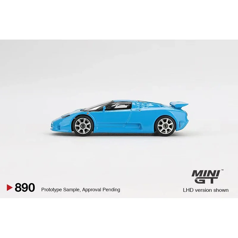 Voorverkoop MINIGT 890 1:64 EB110 Super Sport Blue Diecast Model Collectie Speelgoed