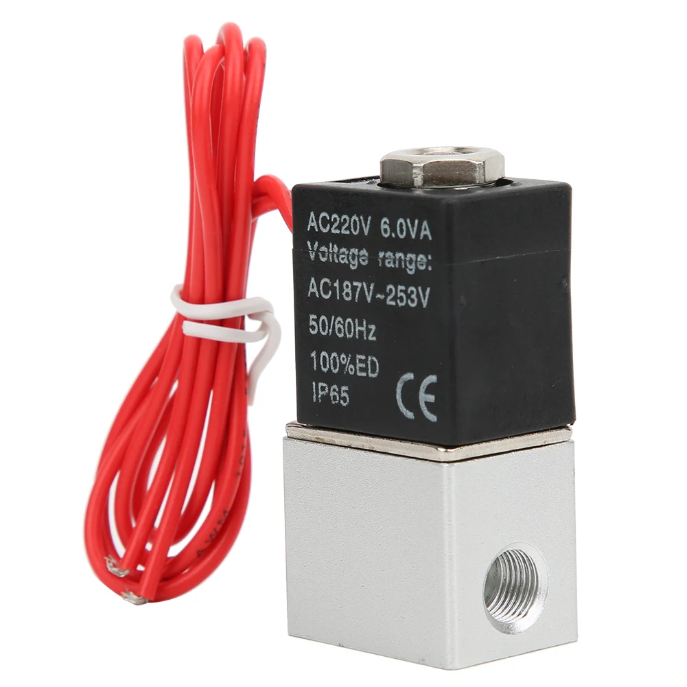 

Электромагнитный клапан прямого действия Вода Воздух Масло Корпус из алюминиевого сплава Клапан прямого действия 220 В переменного тока Клапан IP65