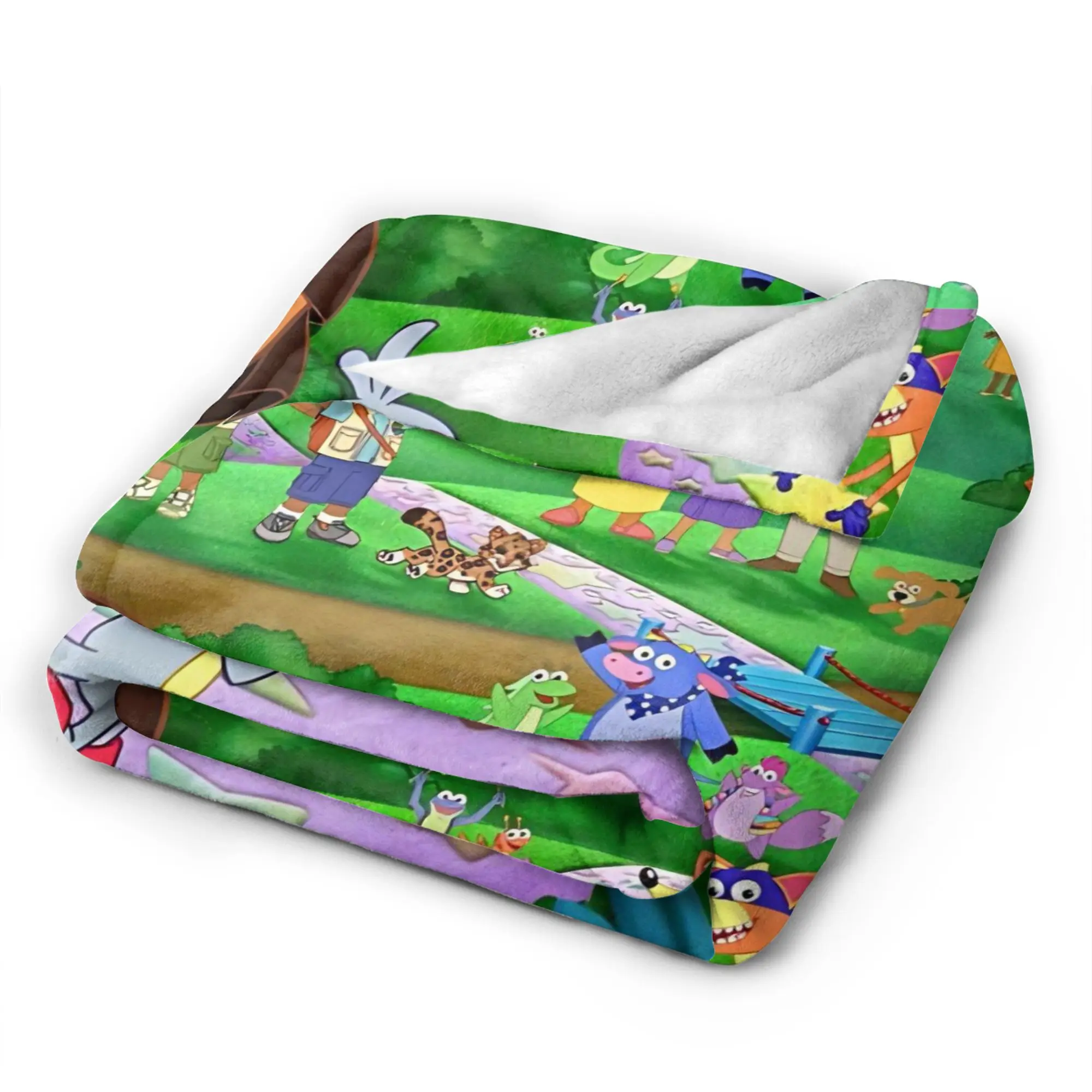 بطانيات دورا ذا إكسبلورر عالية الجودة، فراش ناعم ودافئ يلقي الشتاء والسفر والمكتب والأريكة والسرير المفرش المضحك #5