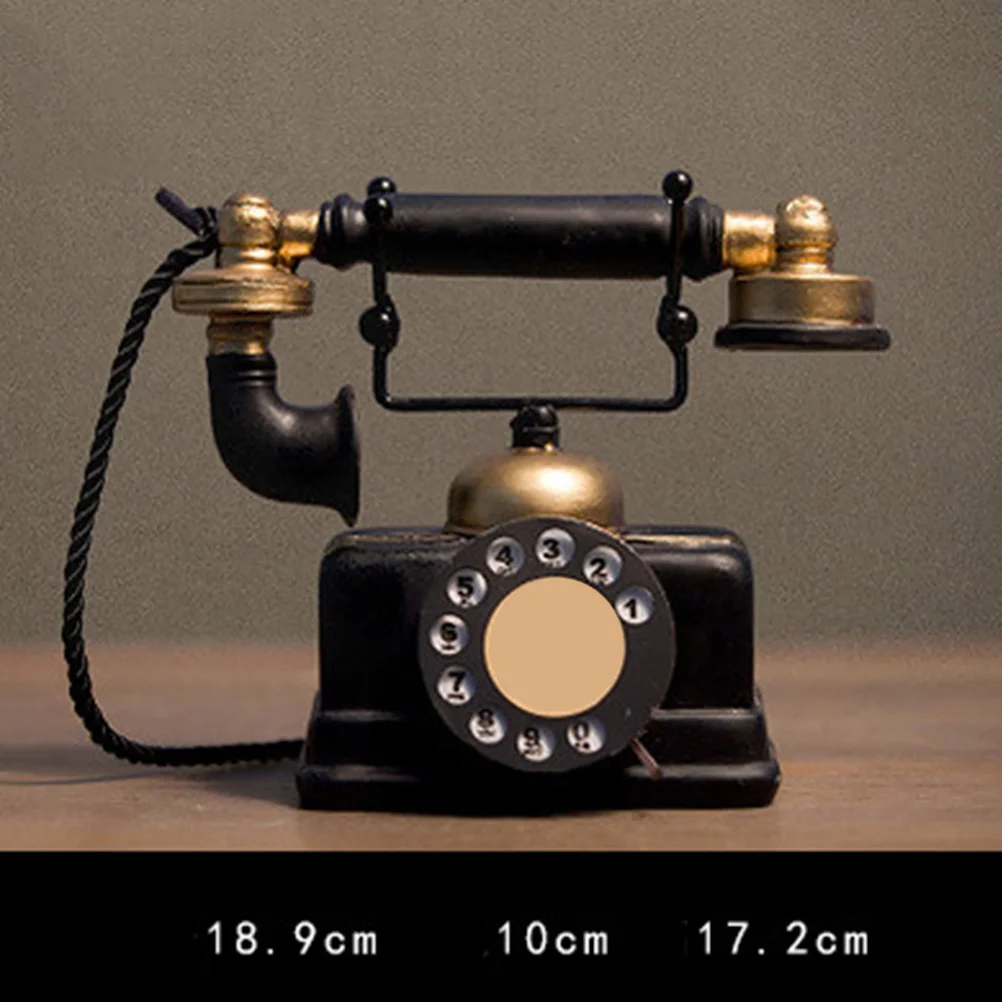 1 قطعة مكتب الهاتف الرجعية الزينة فريدة من نوعها غرفة المعيشة مقهى بار الديكور الداخلي لسطح الطاولة استخدام المنزل والمكتب