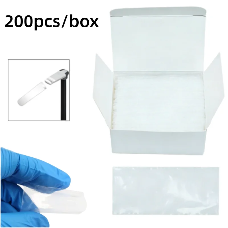 

200pcs Dental Panoramic X-Ray Protective Bite Film Anti-Contamination Disposable Protective Fixing Film Dental Lab Cover