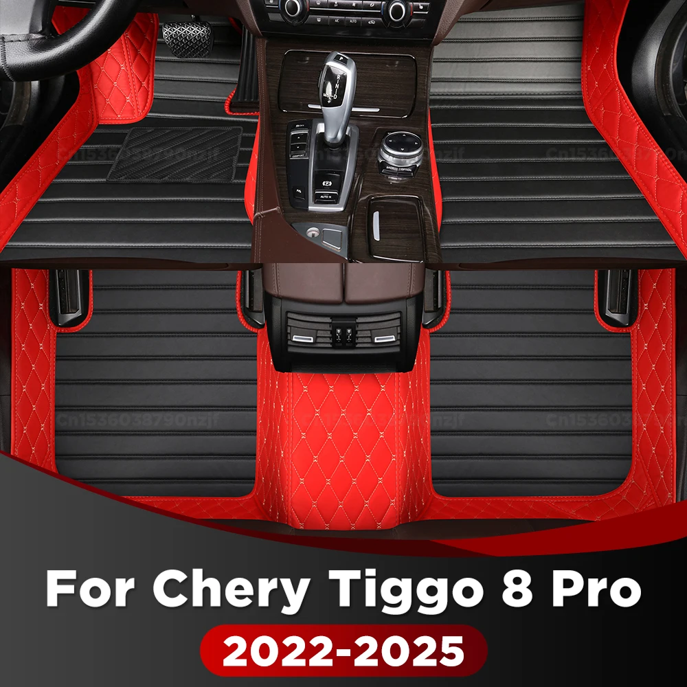 

Автомобильные коврики для Chery Tiggo 8 Pro 2022 2023 2024 2025, пользовательские автомобильные подушечки для ног, аксессуары для ковров