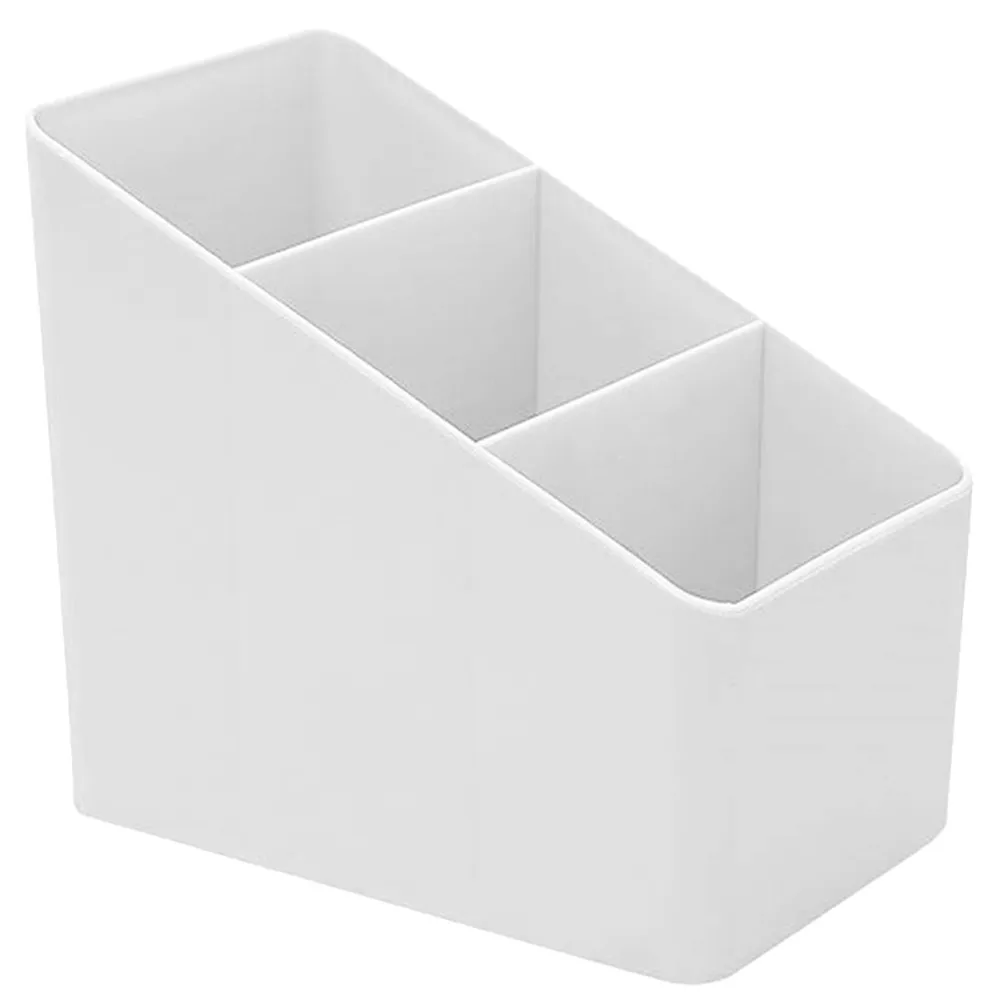 Remote Control Storage Box Desktop Organizer Ladder Shape Makeup Holder Pen Holder Multi Compartment Vanity Case