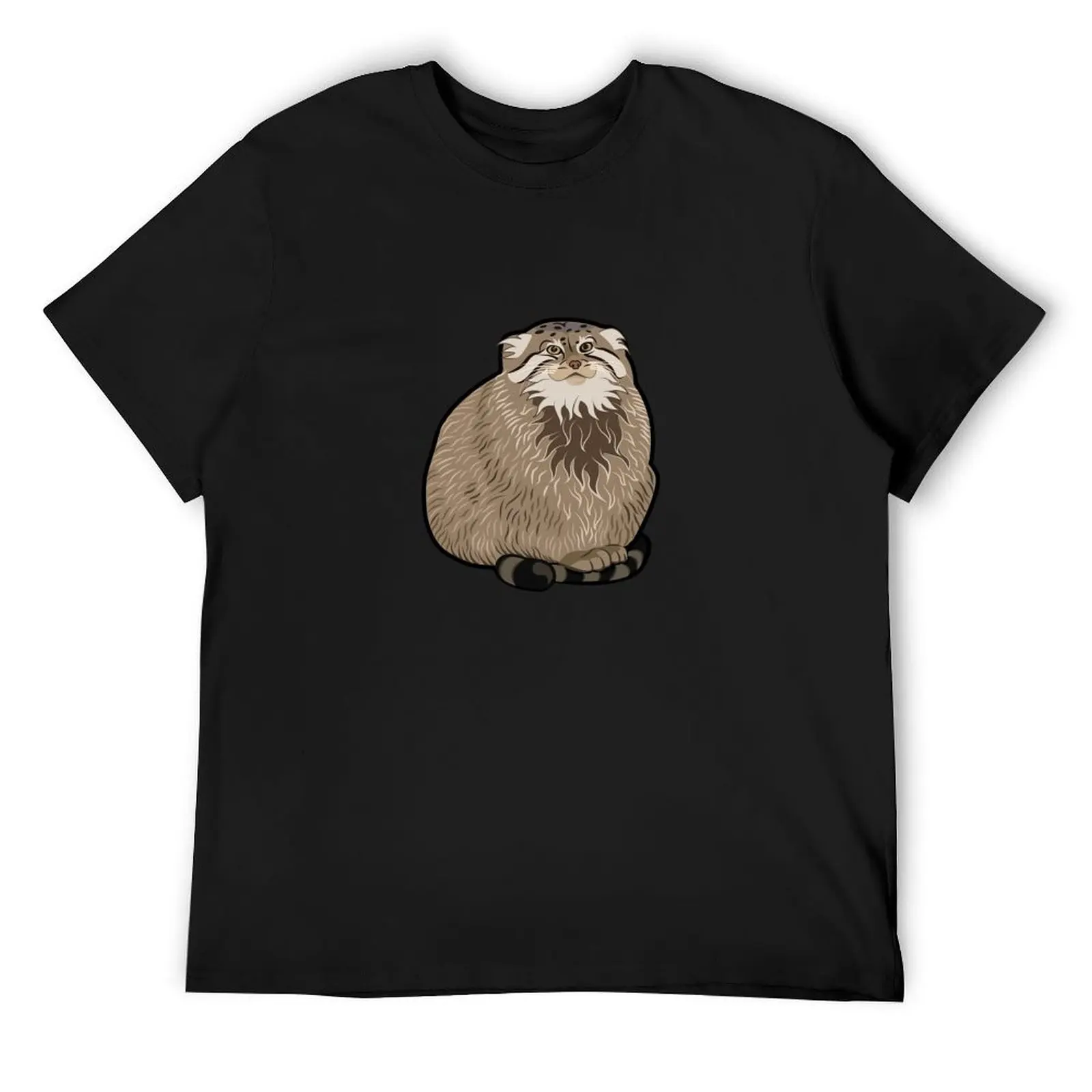 

Pallas's Cat T-Shirt summer top shirts graphic cotton graphic tees fashion shirts mens designer clothes