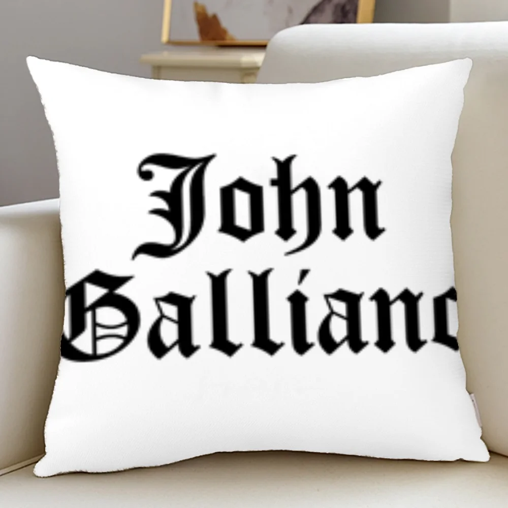 Pillow Cover John Galliano 45x45 Cushions Cover Cushion Covers Personalized Gift Decorative Pillowcase Home and Decoration Gifts