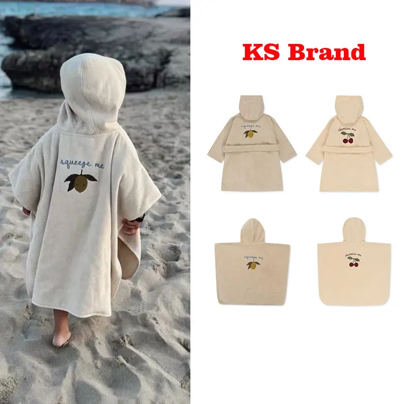 

2024 Brand Kids Flannel Bathrobe Boys Girls Pajamas Toddler Clothing Children Soft Bath Robe Nightgown Teenager 1-12 Years