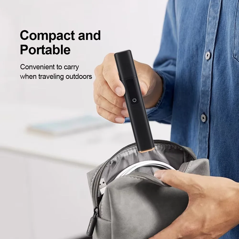 Xiaomi LED Portable Display Home Nose Hair Remover Electric Nose Hair Trimmer USB Charging Safety Face Hair Cleaning Care Kit