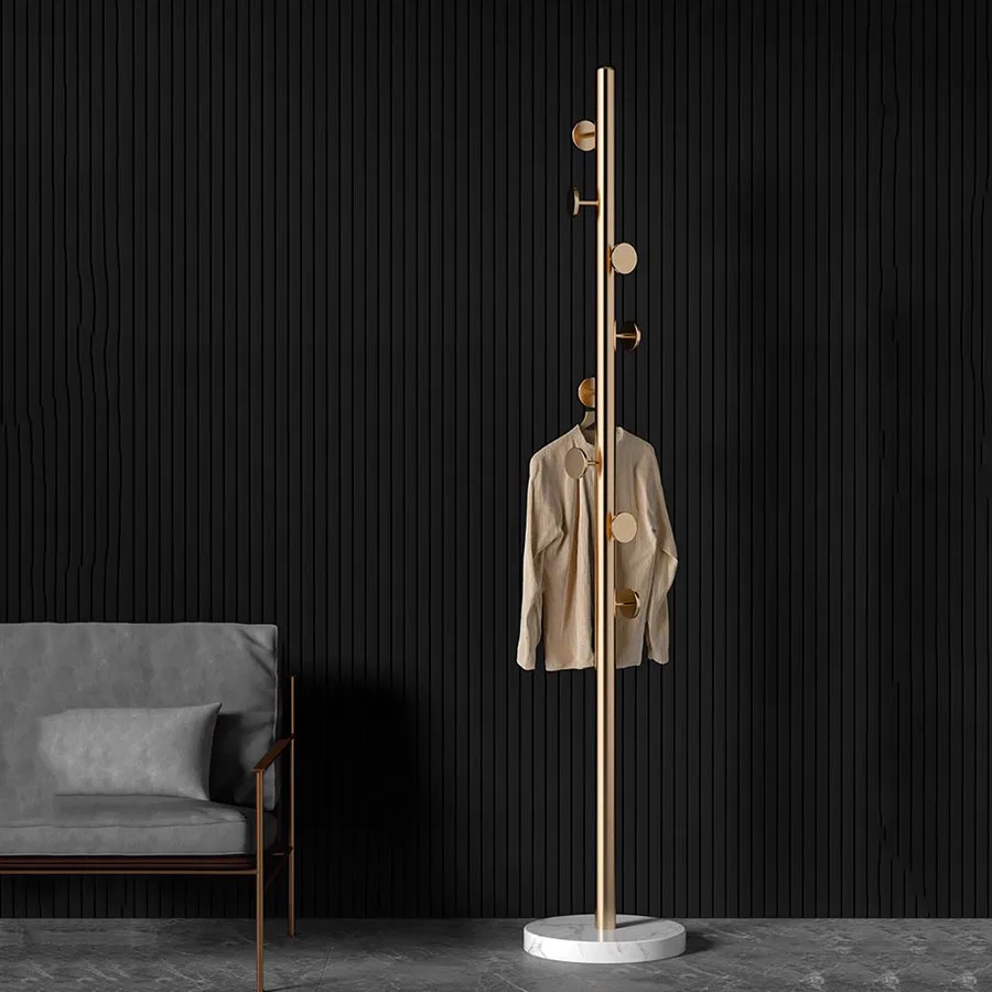 

Round Base Coat Rack Metal Industrial Design Cactus Coat Rack Entry Way Door Modern Hook Brass Floor Standing Colgador Furniture