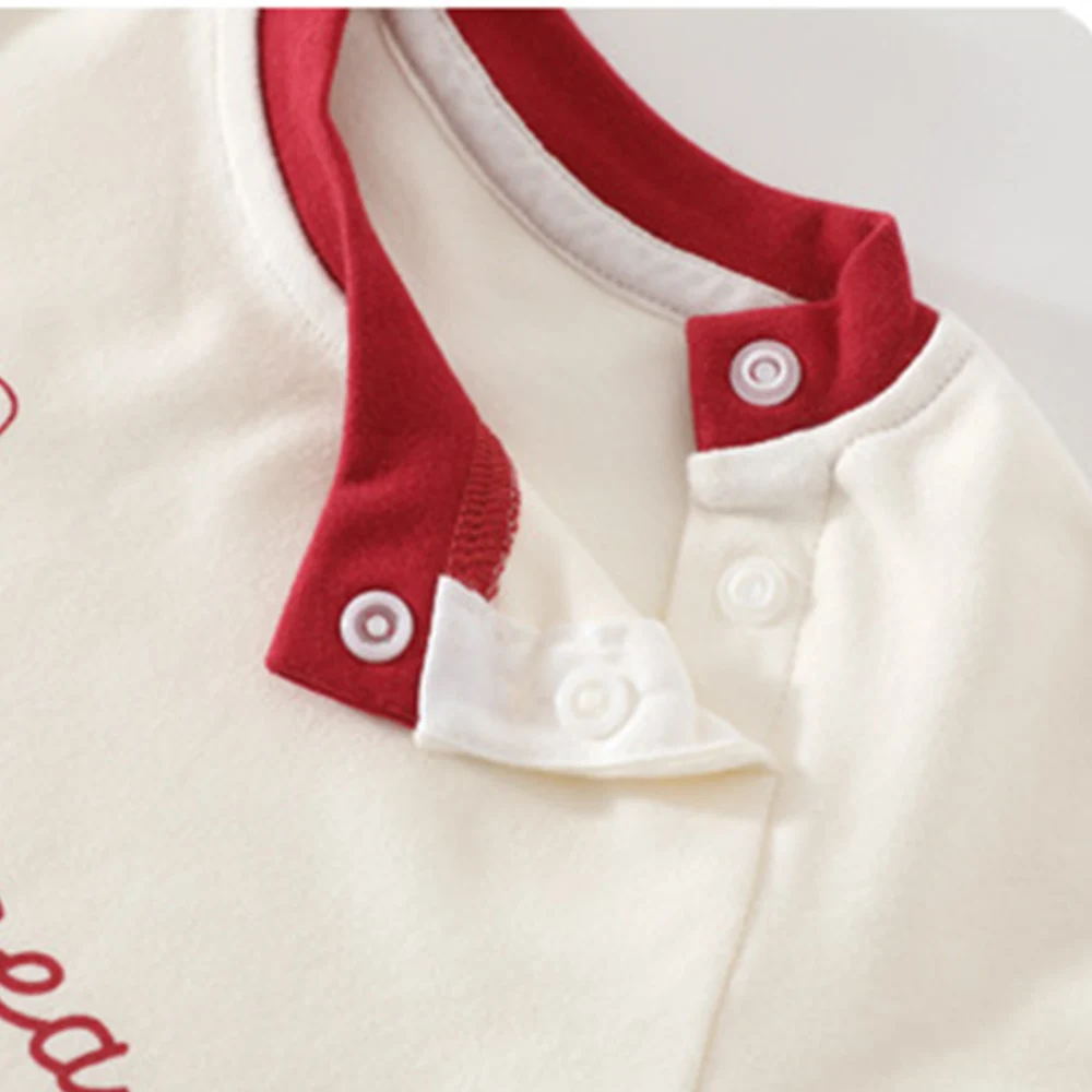 Baby Girl Clothing Cotton Spring Autumn Winter Baby Romper Long Sleeve Bow Letter Print Soft Infant Jumpsuit New Arrival