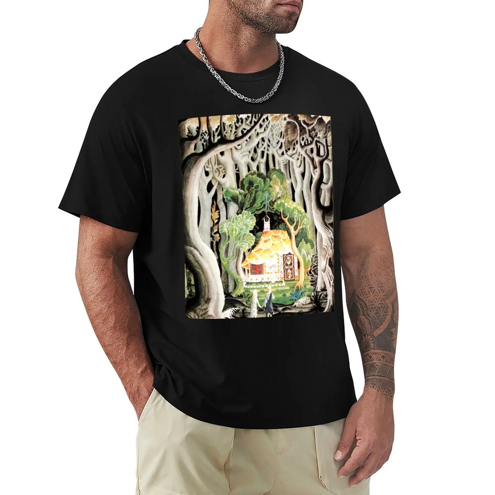 Camiseta Hansel y Gretel - Kay Nielsen, camiseta informal para uso diario
