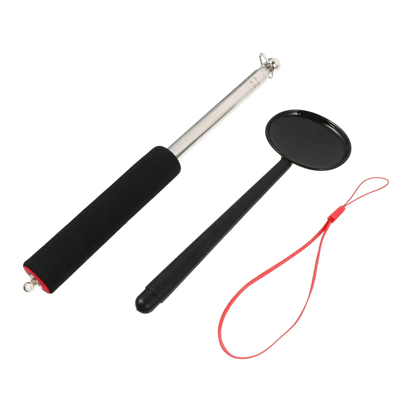 

2Pcs Handheld Eye Occluder Telescopic Black Plastic Large Size Vision Test Tool Eyesight Exam OptometryAccessory Durable Fit