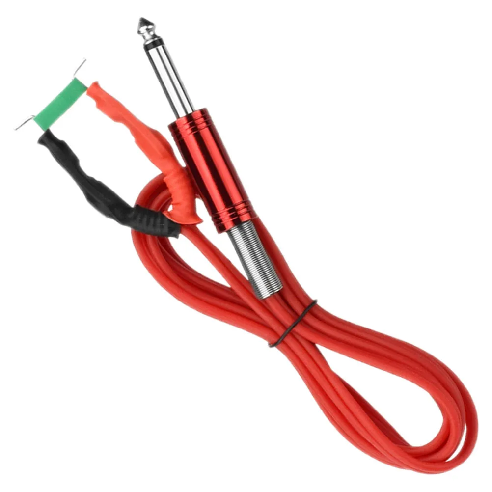 

1 шт., утолщенный двухъядерный зажим с крючком из силиконовой стали, высокая гибкость, шнур для машины, стабильное напряжение, низкое потери тепла, ручка для татуировки