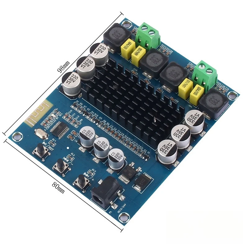 TPA3116D2 Bluetooth Digital Power Amplifier Board Dual Channel 2 * 120W High Power Speaker Module
