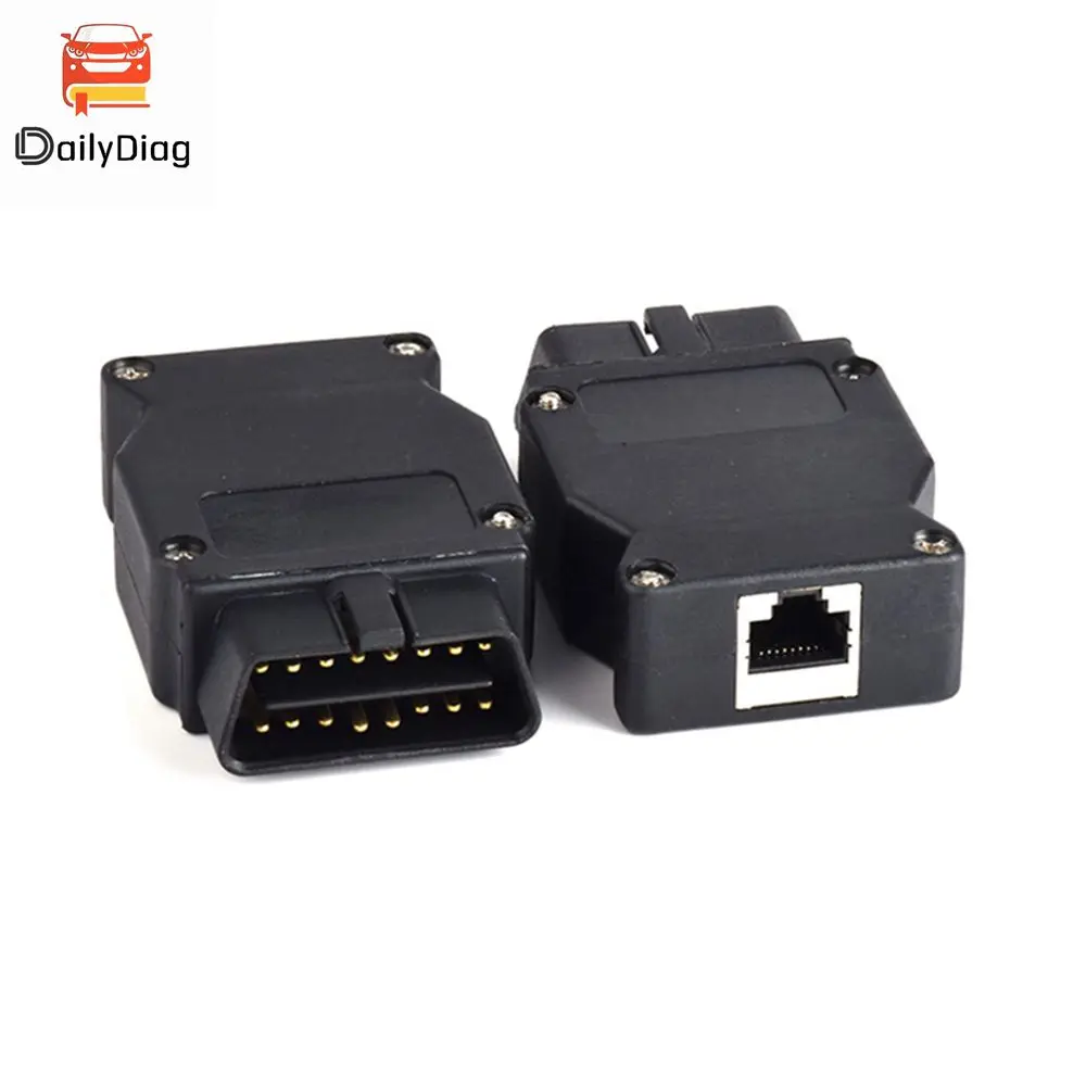 OBDll 16Pin for BMW Connector OBD2 Plug Adapter for BMW Enet Ethernet iCOM Coding for BMW Car Connector Diagnostic Tool