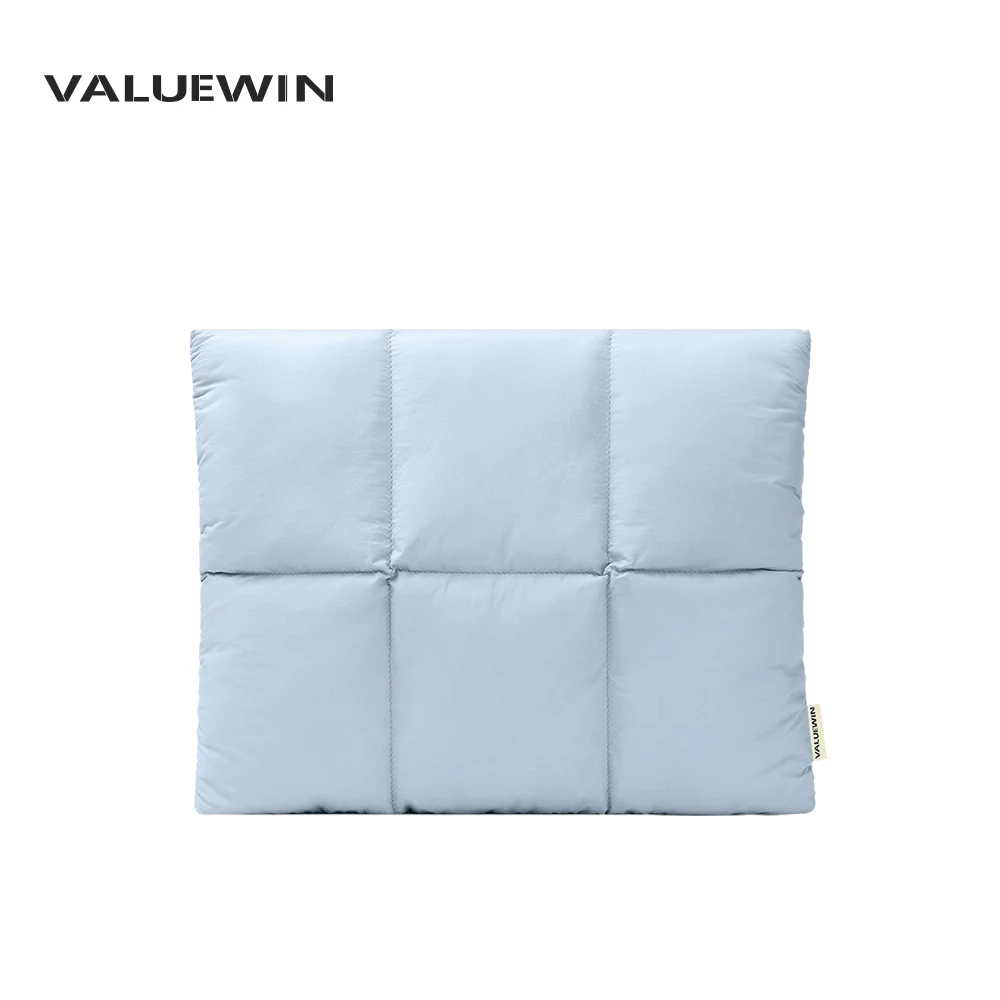 Puffy 13 14 Inch Laptop Sleeve Quilted Padded Computer Cover Bag for Women 14 16 inch Laptop Carrying Case for Macbook Air Pro