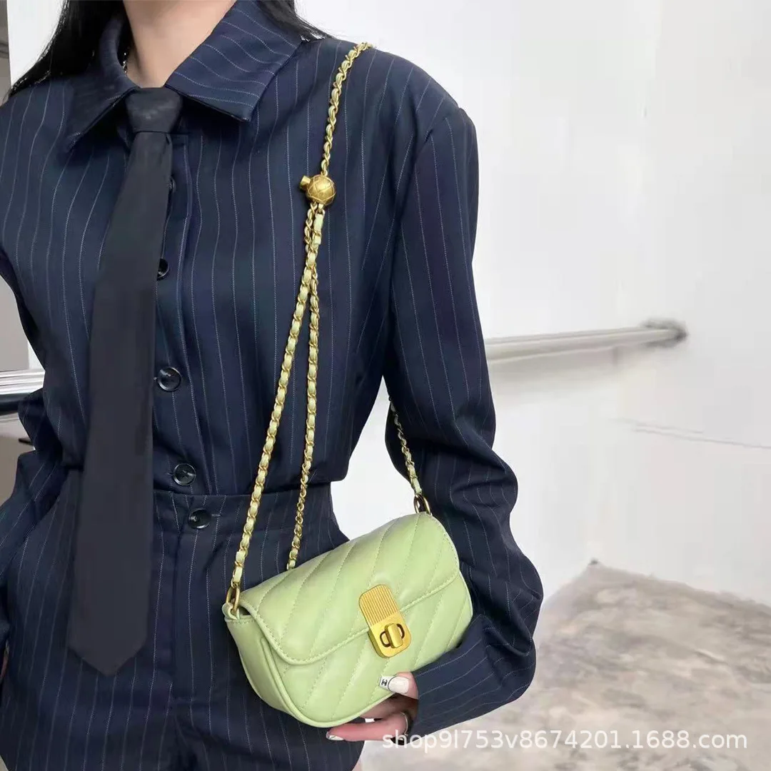 

Женская сумка-мессенджер Кожаная сумка через плечо Популярная классическая элегантная роскошная марка Известный дизайнер Практичная переноска