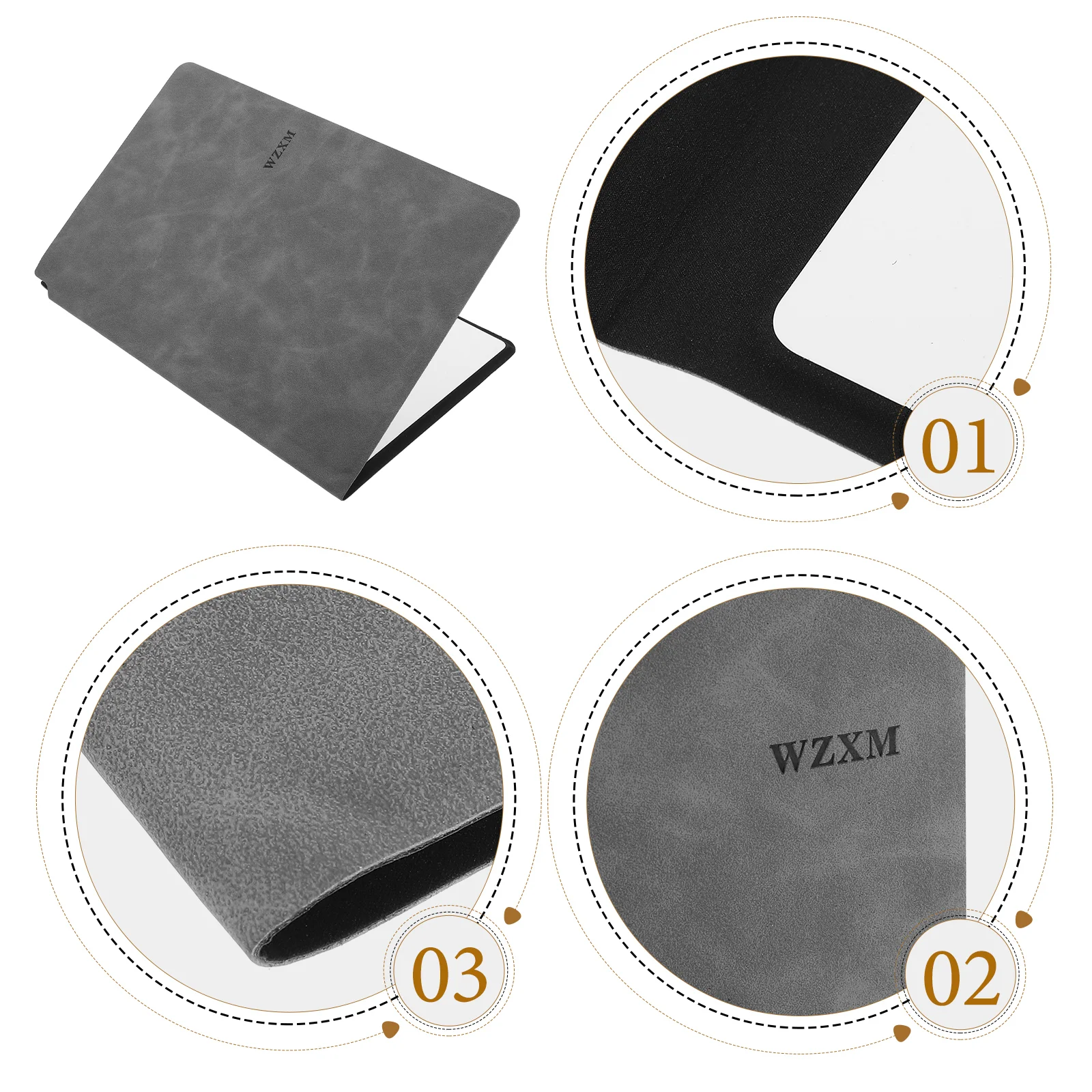 السبورة البيضاء المحمولة اللوازم المكتبية دفتر السبورة للطلاب الجافة محو حصيرة مكتبية لوحة الكتابة الصغيرة