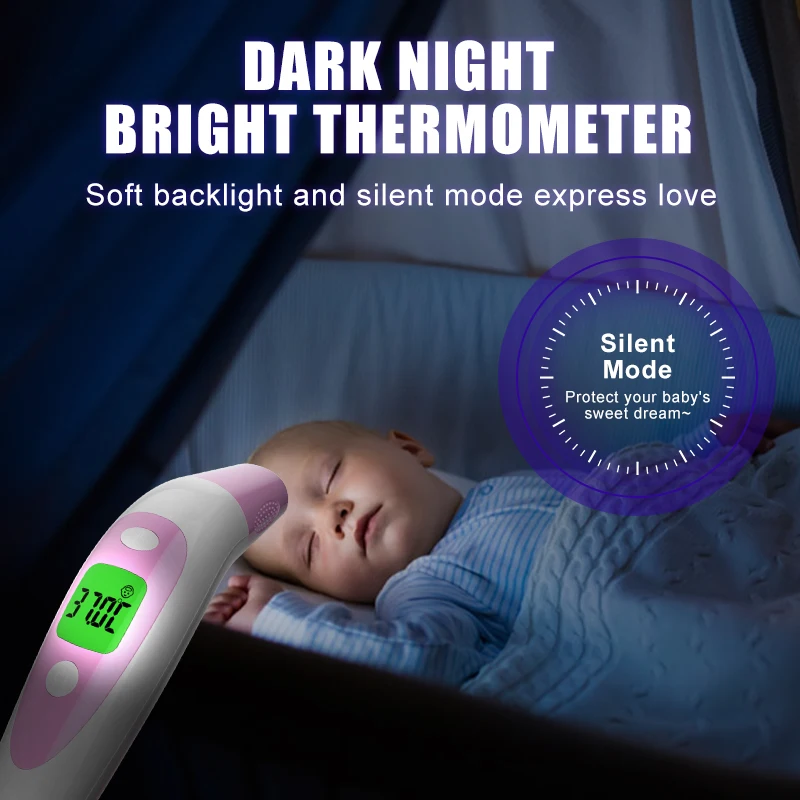 Medical Ear Thermometer Infrared Digital Measure Fever Temperature Adult Child Clinical Non-Contact Front Thermometer Body