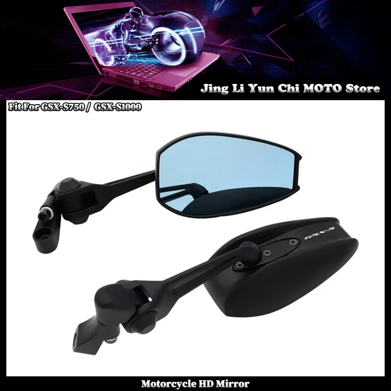 Fit For GSX-S750 GSXS 750 1000 GSXS750 GSX-S1000 GSXS1000 Motorcycle Adjustabale Side Rearview Mirrors CNC Rear View
