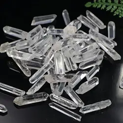 100% Natural Clear Healing Quartz Crystal White Crystal Wand Energy Stone Collectables DIY Home Decor