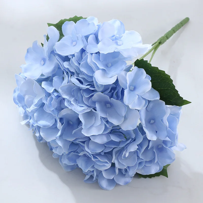 5 Heads Silk Hydrangea Bouquet Artificial Flower for Wedding Home Party Decoration Fake Flowers Fall Decor