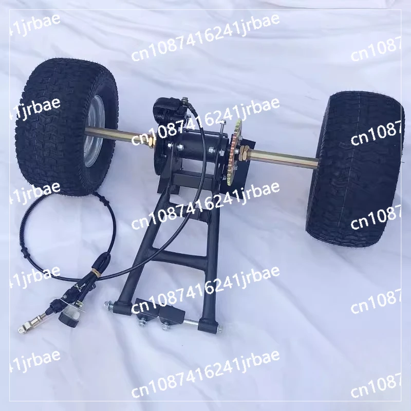 Thicken the rear axle DIY 6 Inch Rear Axle Wheel Assembly for Motorcycle Trike Quad Conversion Kit