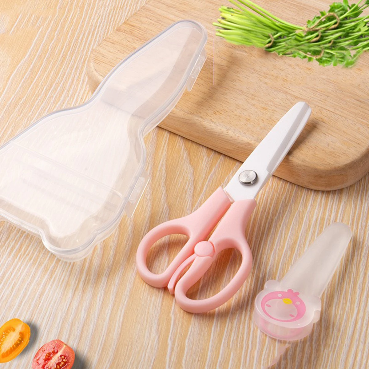 Baby Food Healthy - Tesoura de cerâmica para comida infantil,