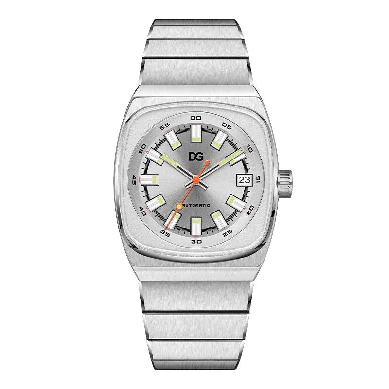 Automatic watch business minimalist modern style date mechanical watches stainless steel waterproof luminous mens watch men gift