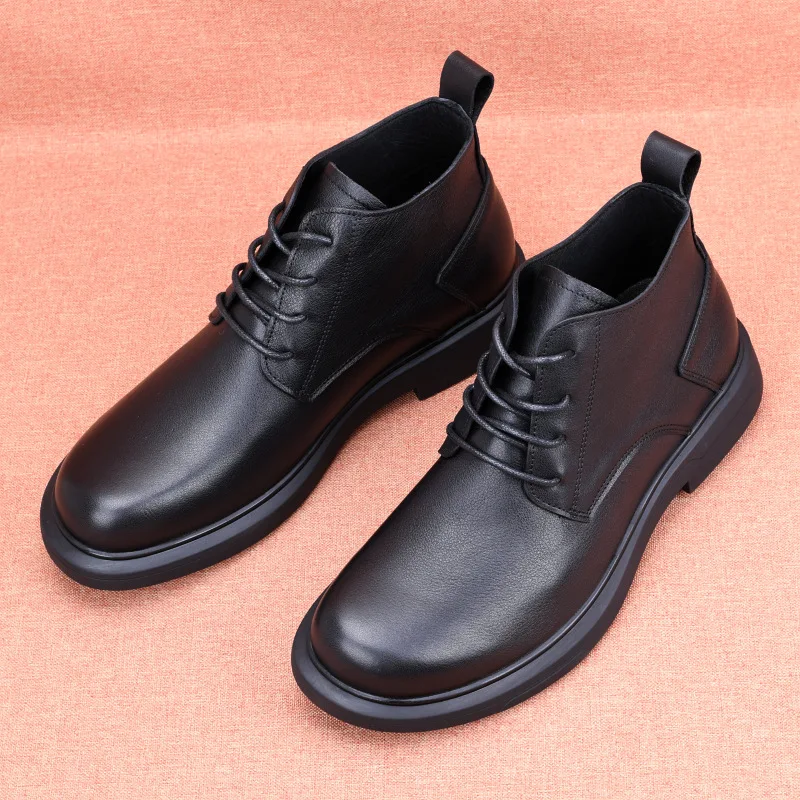 

2026 Autumn Winter Mens Chelsea Boots Luxury Handmade Quality Retro Outdoor Daily Warm Casual Business Shoes for Male Size 45