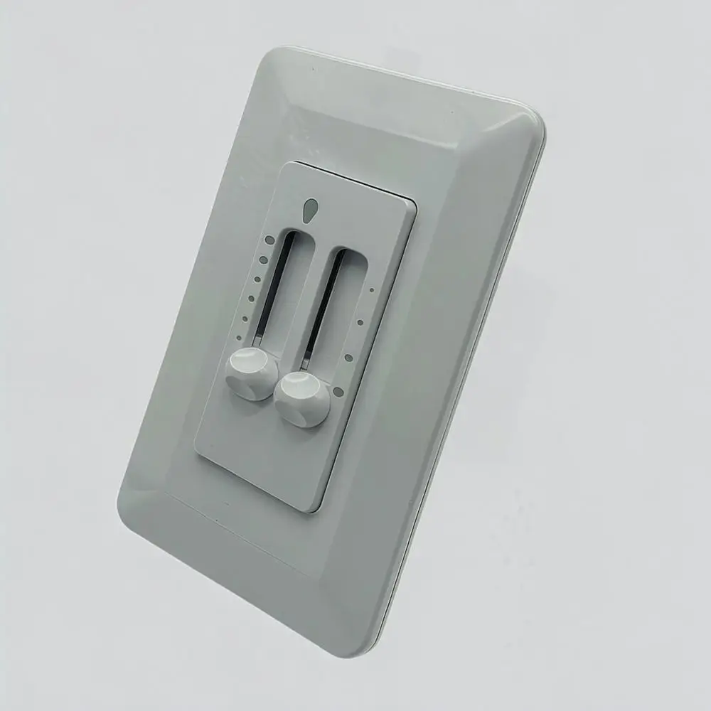 Wall Mounted Ceiling Fan Light Switch Controller 120V Dimmer 3 Speed Adjustable Panel Regulator ABS Speed Control System