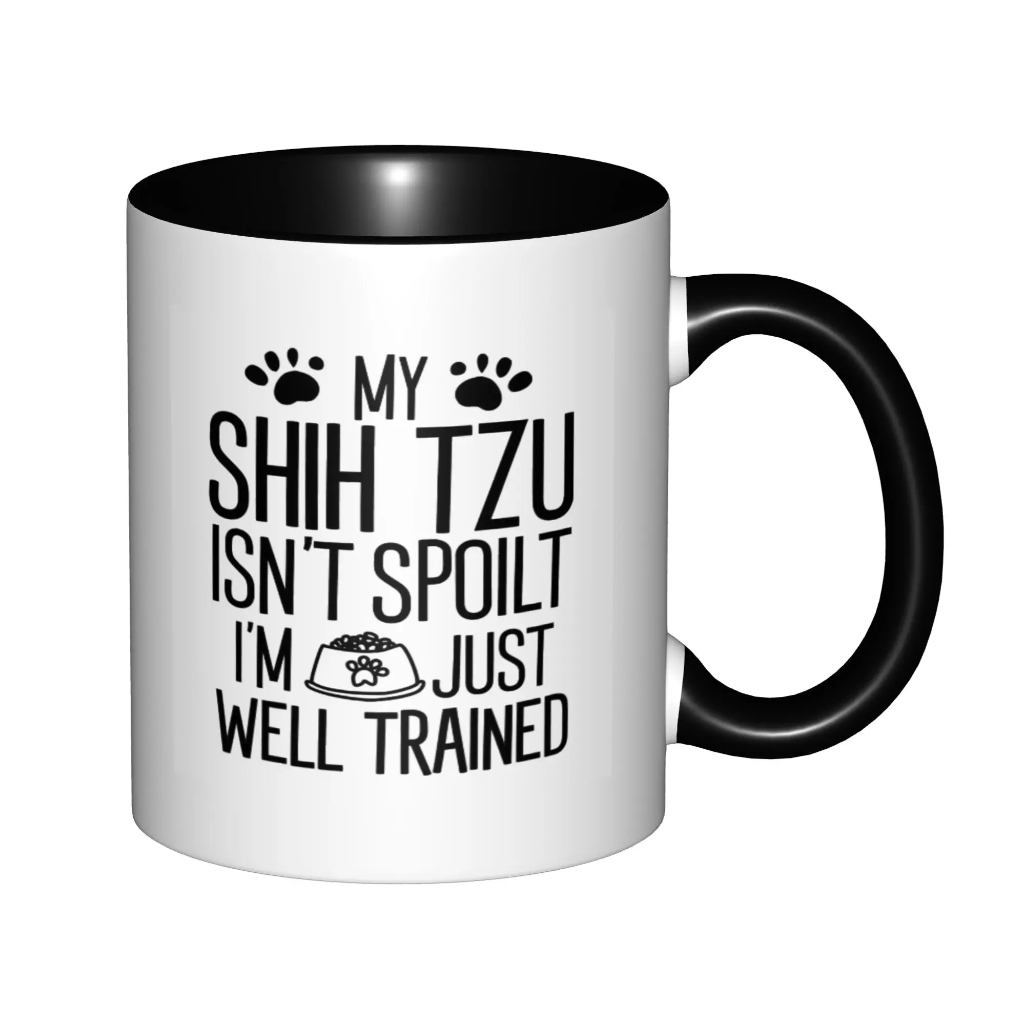 

Shih Tzu Dog Lover Mom Dad Chrysanthemum Shih Tzu Dog Owner Gift Mugs For Birthday Coffee Mugs Ceramic Tea Cups 11oz