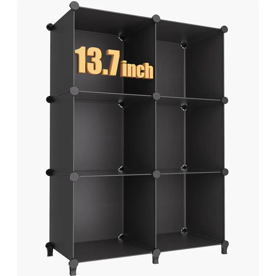 

Органайзер-куб XLarge для хранения, 13,7-дюймовая полка-стеллаж для шкафа с металлическим креплением, органайзеры-кубы для хранения