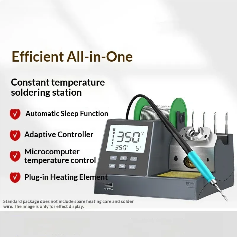 High Efficiency Integrated Constant Temperature Welding Table with Customizable 120W High Power Electric Soldering Iron