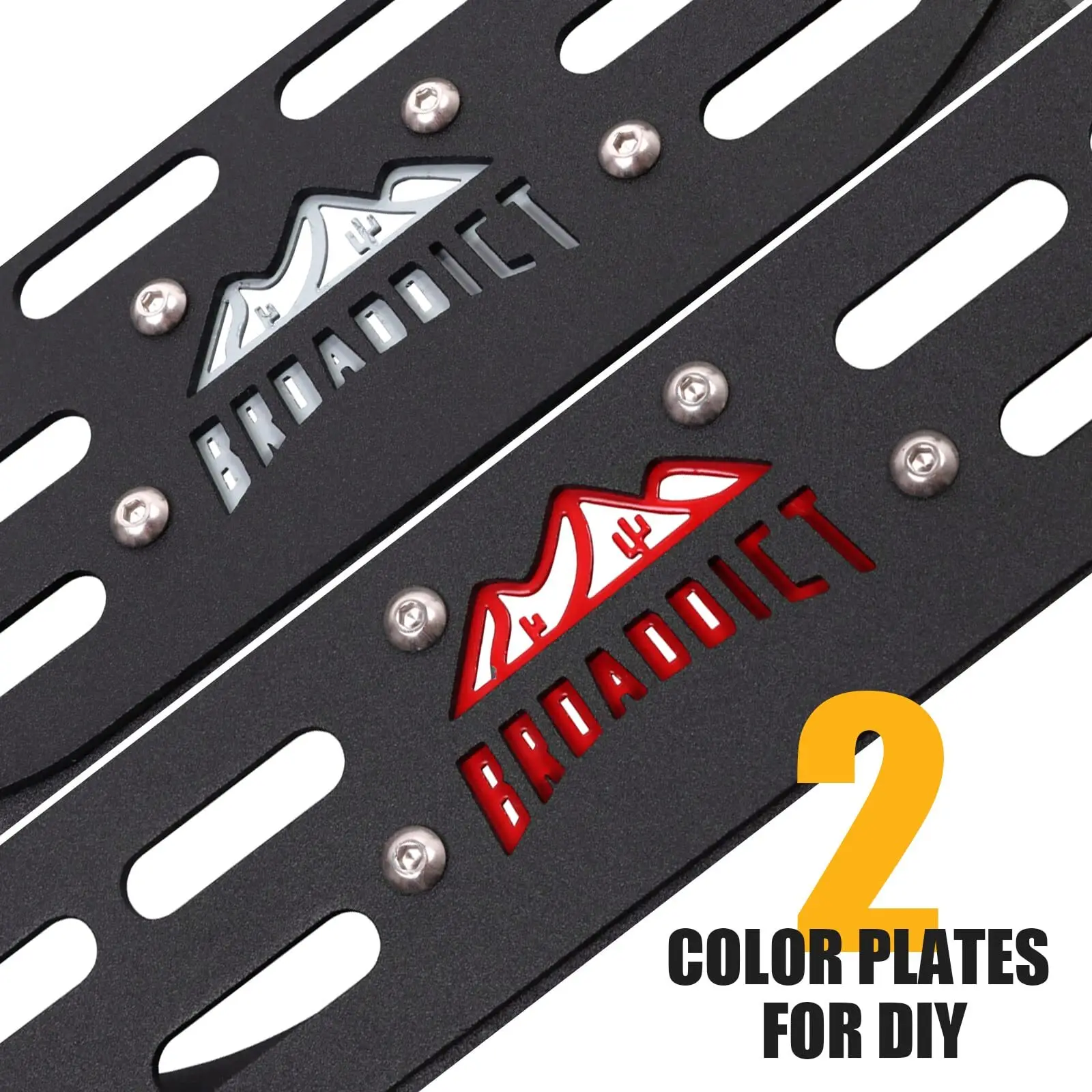 4X EZ-Steps لـ 2021-2024 Ford Bronco 4-Door، إضافة إلى OEM Rock Rail أسود جديد