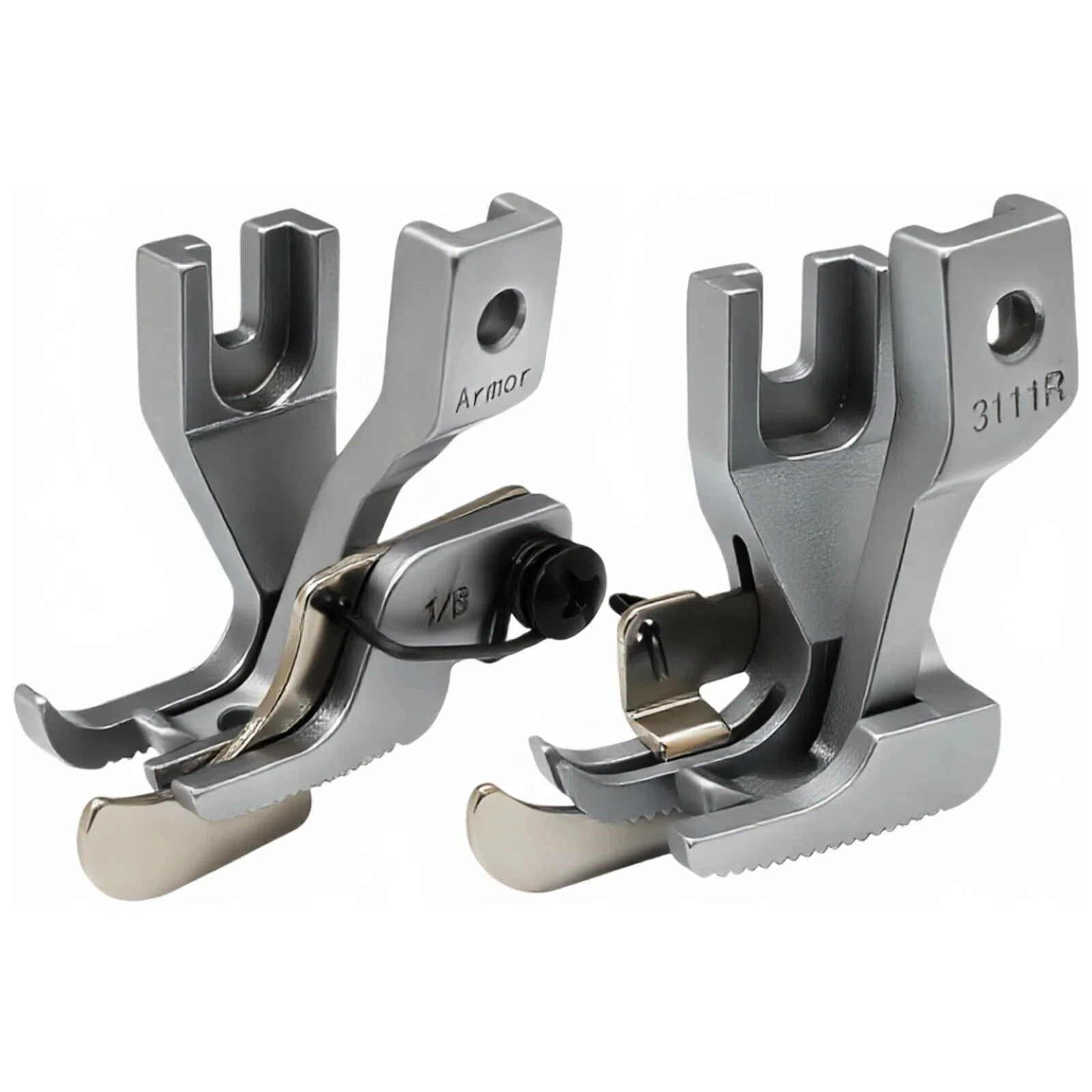 

1/2 шт., 3 мм, верхние прогулочные ножки с левой/правой направляющей, подходят для деталей швейных машин Consew 205RB/Brother B797/JUKI 1181